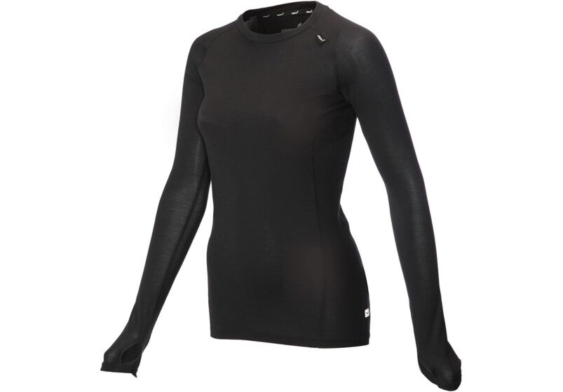 Inov-8 Merino Long Sleeve Women's Base Layer Black UK 378541ETM